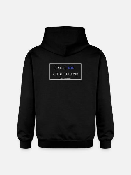 Vibes not found - Gildan Unisex Softstyle® Midweight Hoodie - black