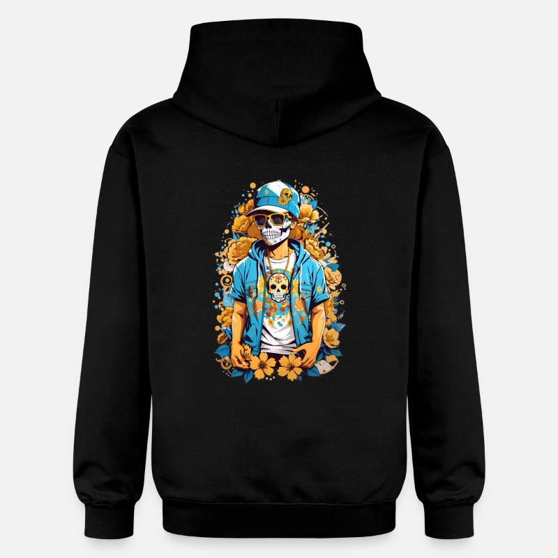 Crâne de sucre - Sweat à capuche Softstyle® Gildan Unisexe - noir