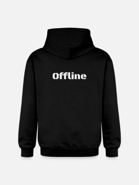Offline - Gildan Unisex Softstyle® Midweight Hoodie - black