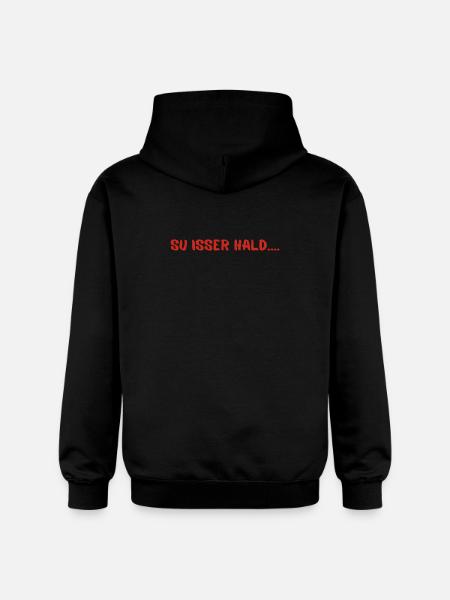 Su isser hald - Gildan Unisex Softstyle® Midweight Hoodie - Schwarz