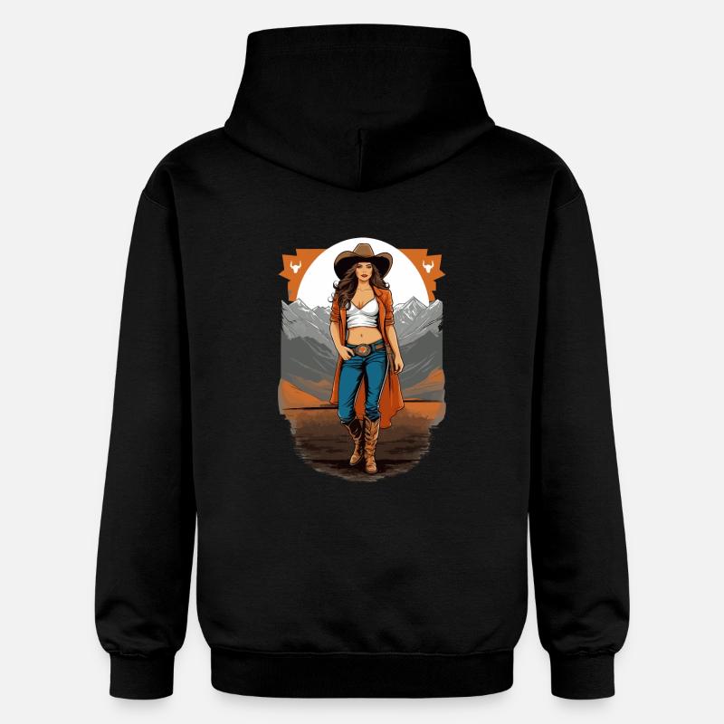 Fille du Texas - Sweat à capuche Softstyle® Gildan Unisexe - noir