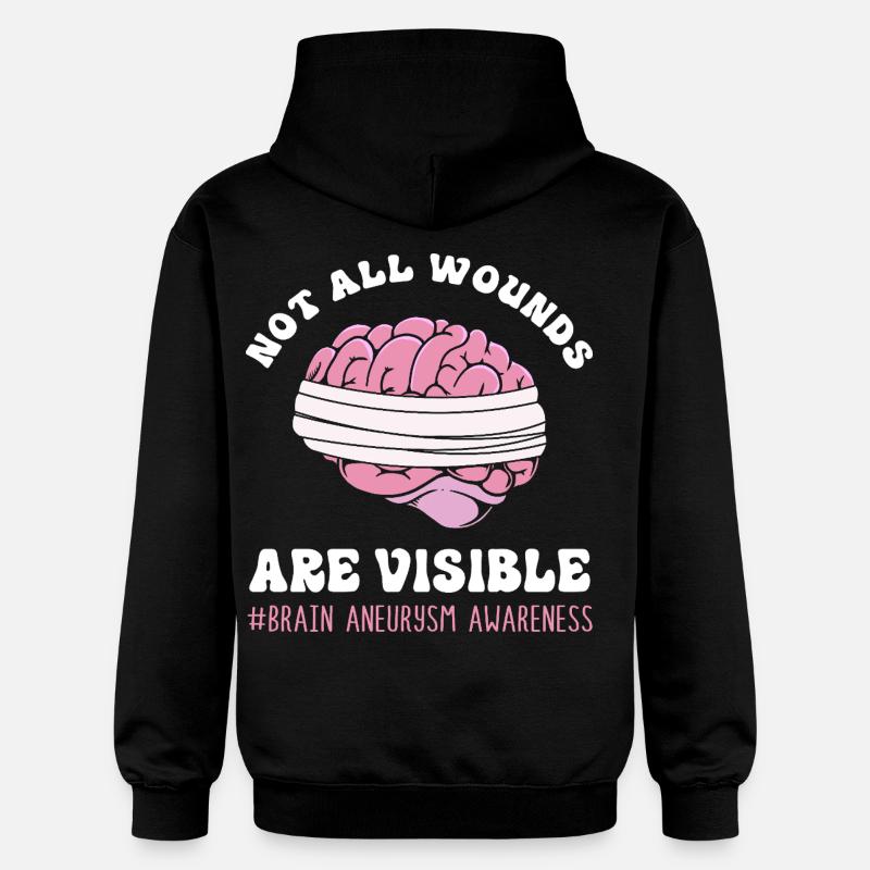 Anévrisme cérébral - Sweat à capuche Softstyle® Gildan Unisexe - noir