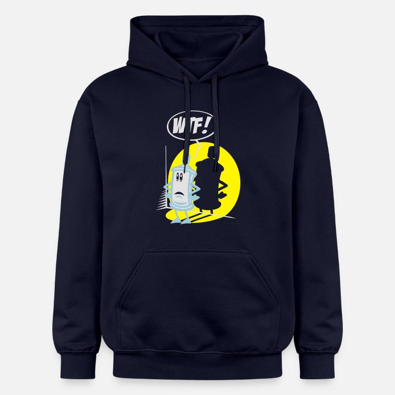 WTF paint spray flex - Sweat à capuche Softstyle® Gildan Unisexe - bleu marine
