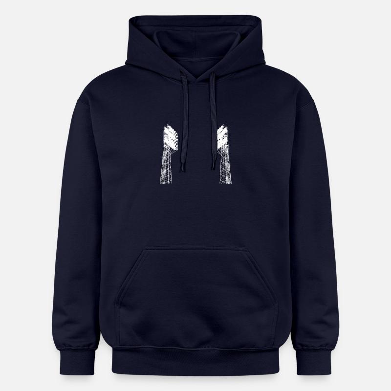 Projecteurs - Sweat à capuche Softstyle® Gildan Unisexe - bleu marine