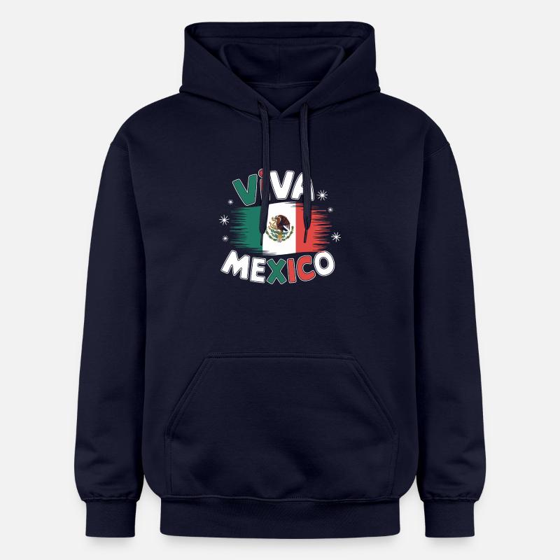 Mexique Mexique Mexicain Espagnol - Sweat à capuche Softstyle® Gildan Unisexe - bleu marine