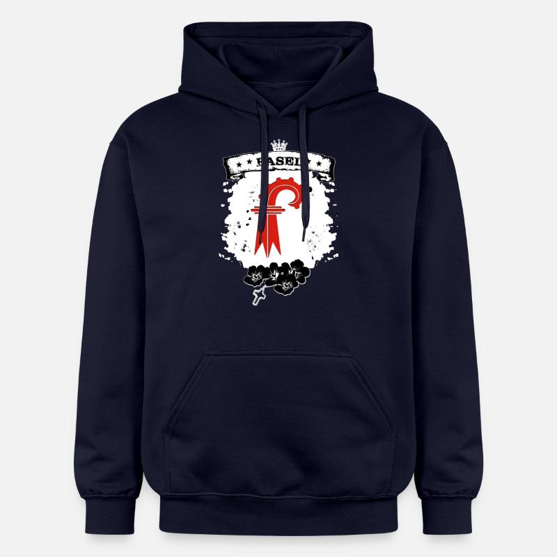 Canton de Bâle - Sweat à capuche Softstyle® Gildan Unisexe - bleu marine
