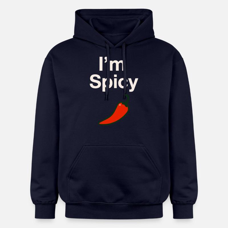 Je suis épicée ! - Sweat à capuche Softstyle® Gildan Unisexe - bleu marine