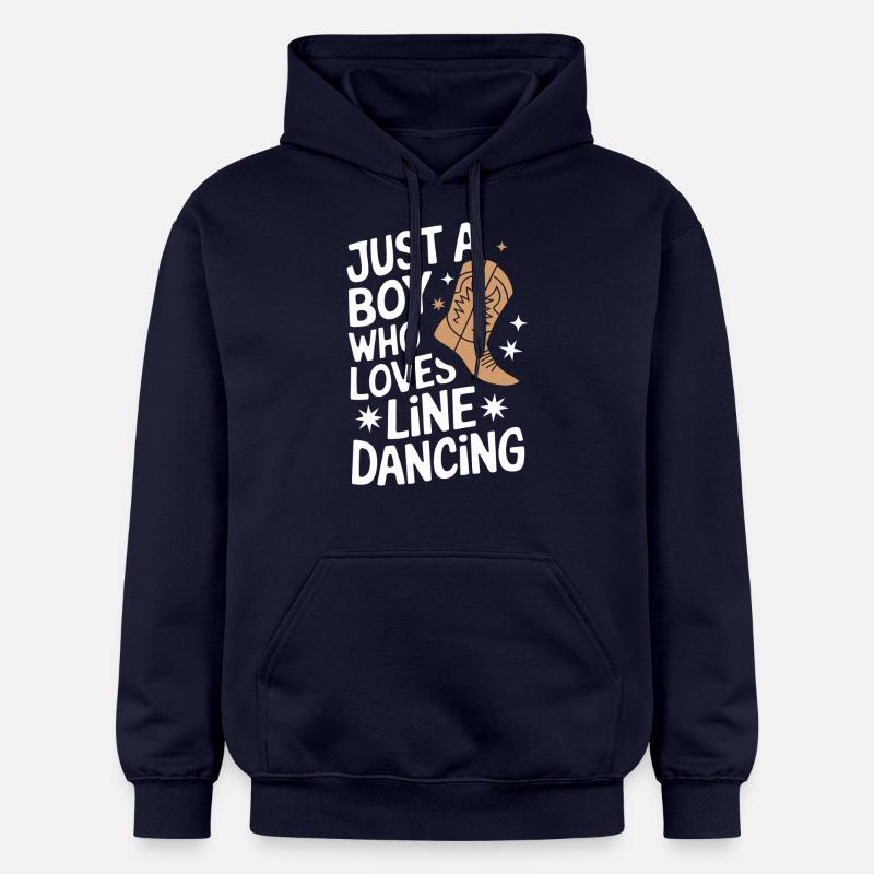 Danse en ligne Danseurs - Sweat à capuche Softstyle® Gildan Unisexe - bleu marine