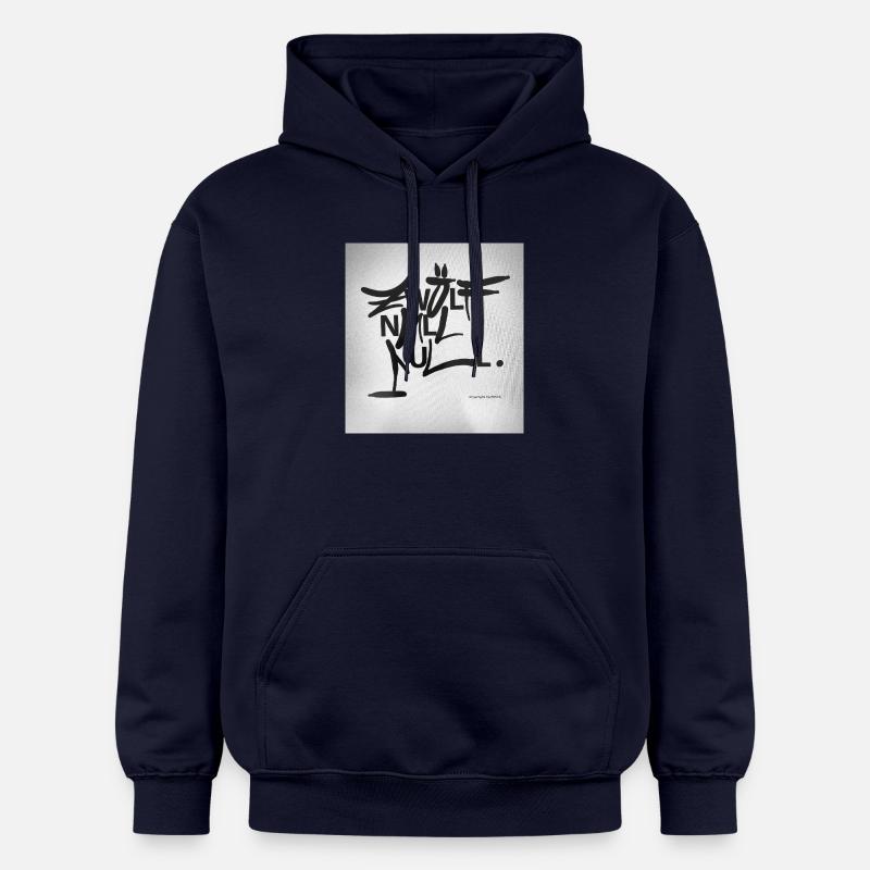 ZWÖLF_Null_Null - Sweat à capuche Softstyle® Gildan Unisexe - bleu marine