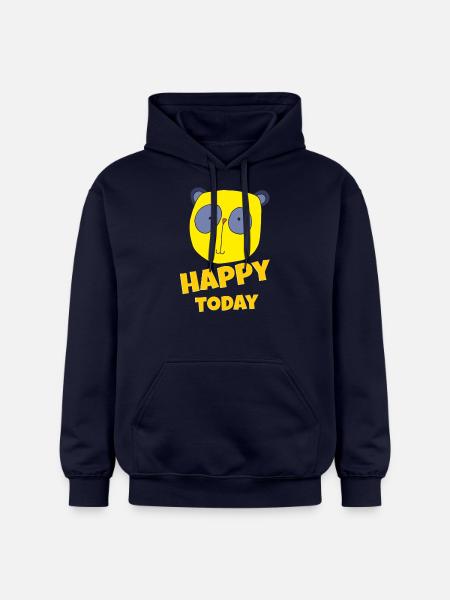 Koala Happy Today - Gildan Unisex Softstyle® Midweight Hoodie - navy