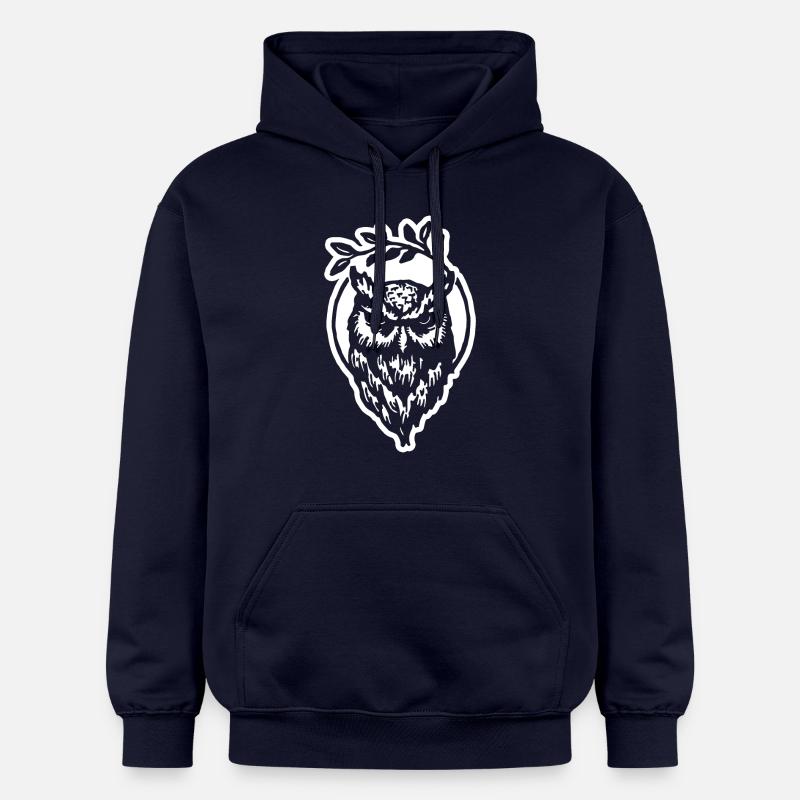 Hibou - Sweat à capuche Softstyle® Gildan Unisexe - bleu marine