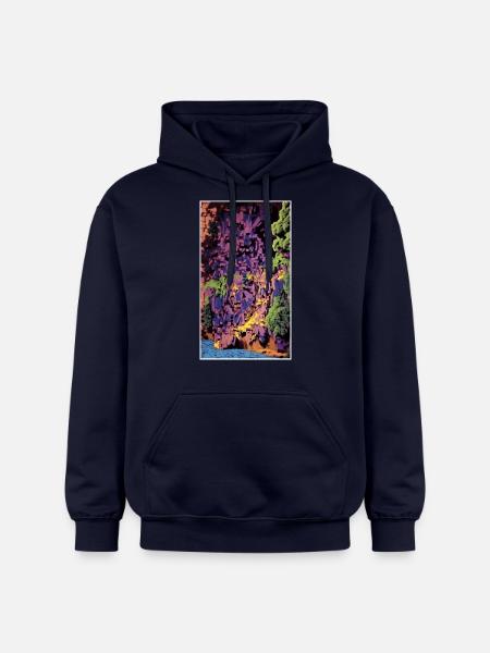 1990 Coast - Gildan Unisex Softstyle® Midweight Hoodie - Navy