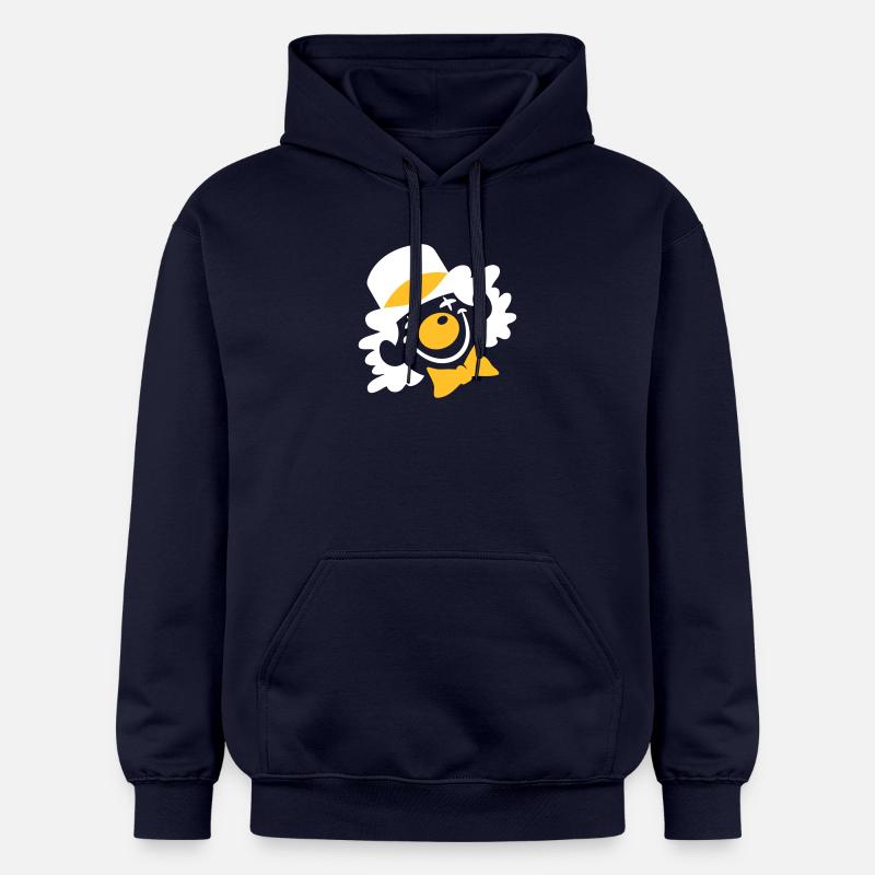 Un visage de copain - Sweat à capuche Softstyle® Gildan Unisexe - bleu marine