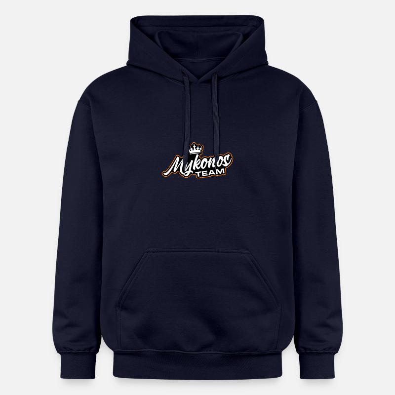 L’équipe de Mykonos - Sweat à capuche Softstyle® Gildan Unisexe - bleu marine