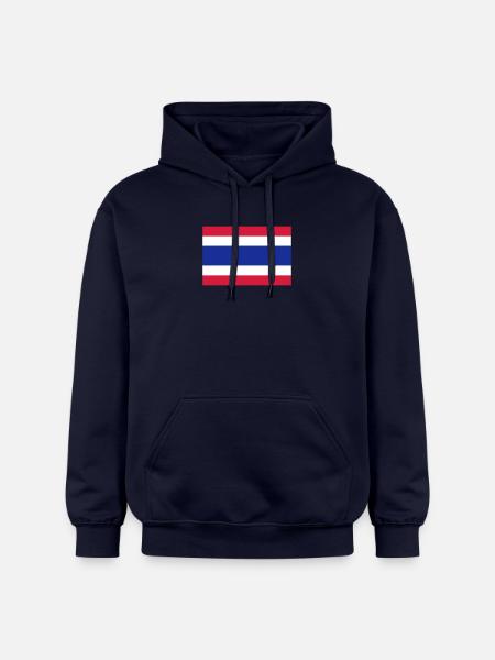 National Flag Of Thailand - Gildan Unisex Softstyle® Midweight Hoodie - navy