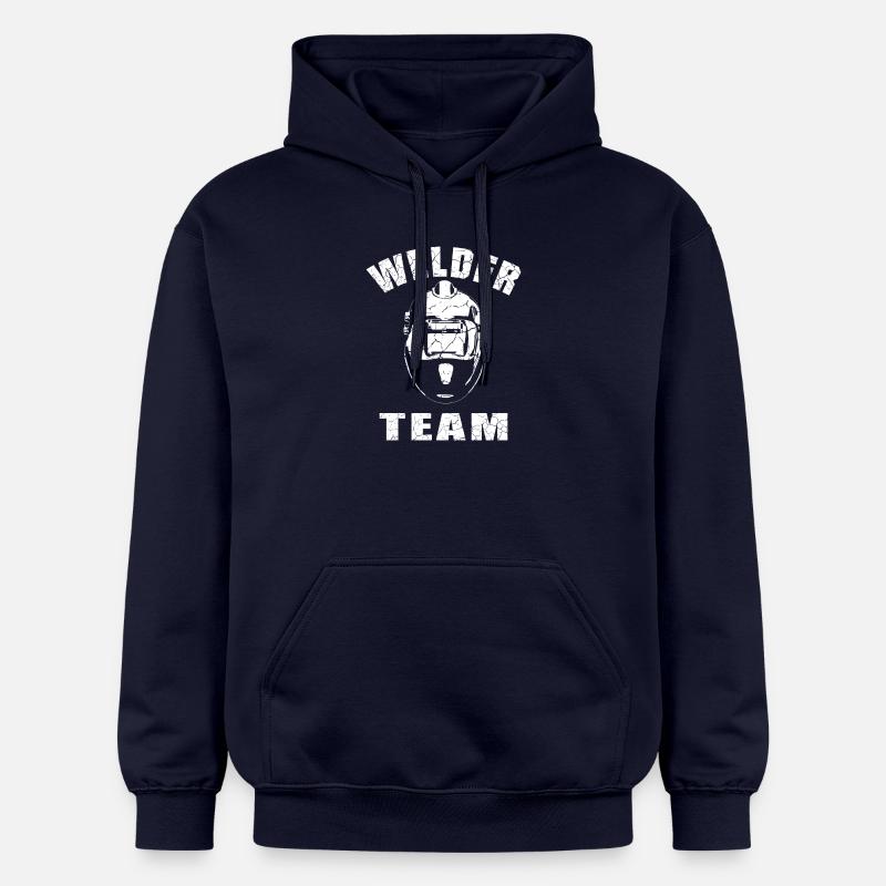 Conception de l’équipe de soudeurs - Sweat à capuche Softstyle® Gildan Unisexe - bleu marine