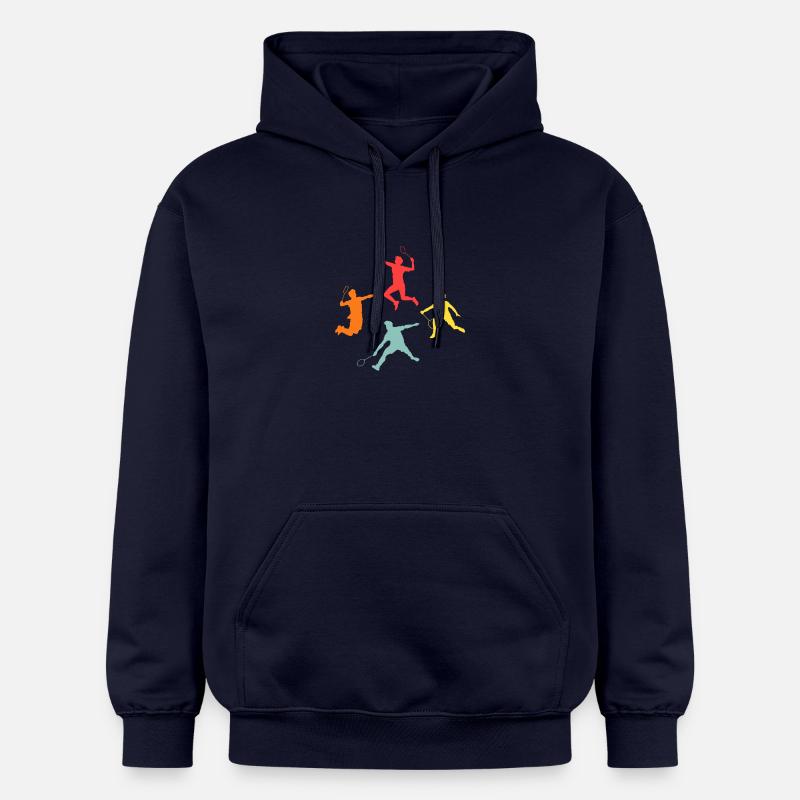 Federball Evolution Badminton - Sweat à capuche Softstyle® Gildan Unisexe - bleu marine