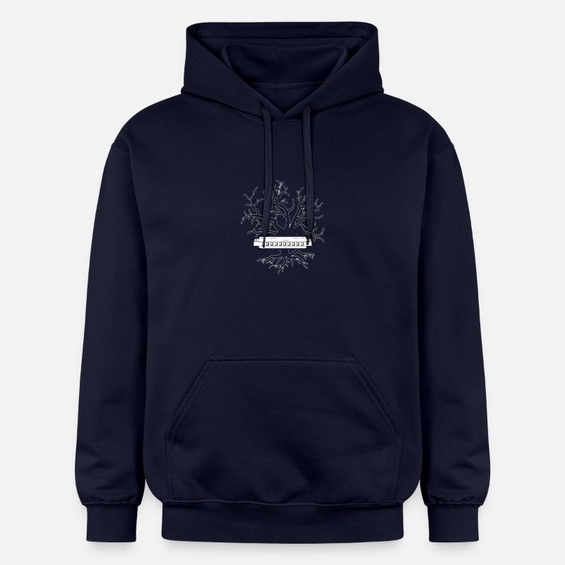 Harmonica Harmonica - Sweat à capuche Softstyle® Gildan Unisexe - bleu marine