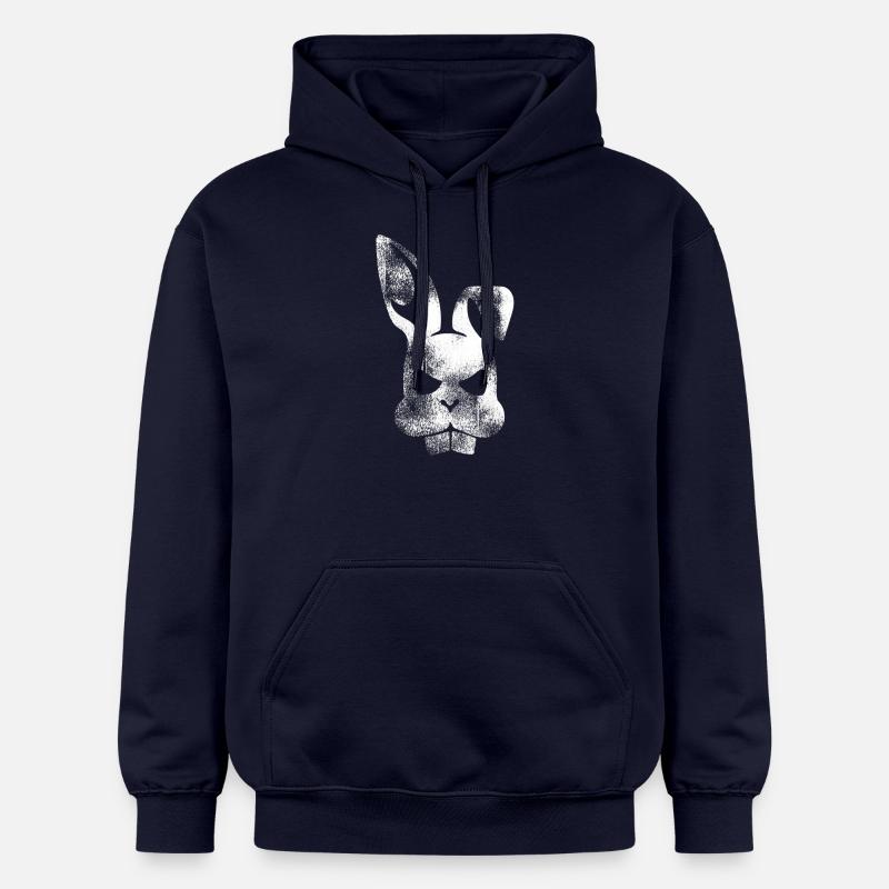 Mauvais lapin - Sweat à capuche Softstyle® Gildan Unisexe - bleu marine