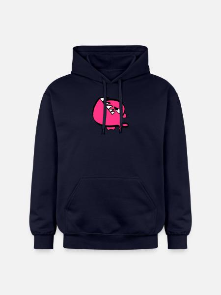 Red piranha - Gildan Unisex Softstyle® Midweight Hoodie - navy