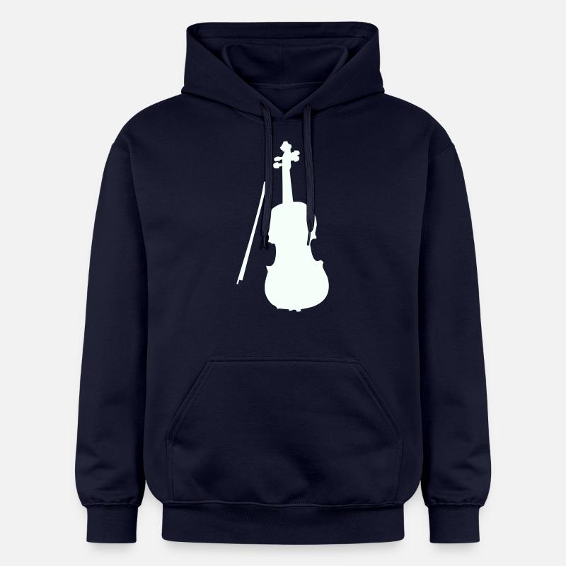 Violon Violon - Sweat à capuche Softstyle® Gildan Unisexe - bleu marine
