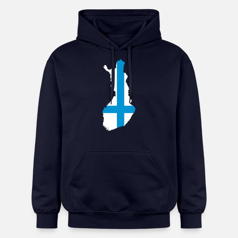 Finlande - Sweat à capuche Softstyle® Gildan Unisexe - bleu marine