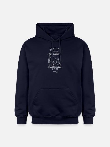 Pferde Stute - Gildan Unisex Softstyle® Midweight Hoodie - Navy