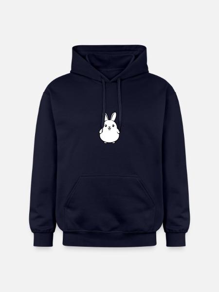 Funny bunny Easter - Gildan Unisex Softstyle® Midweight Hoodie - navy