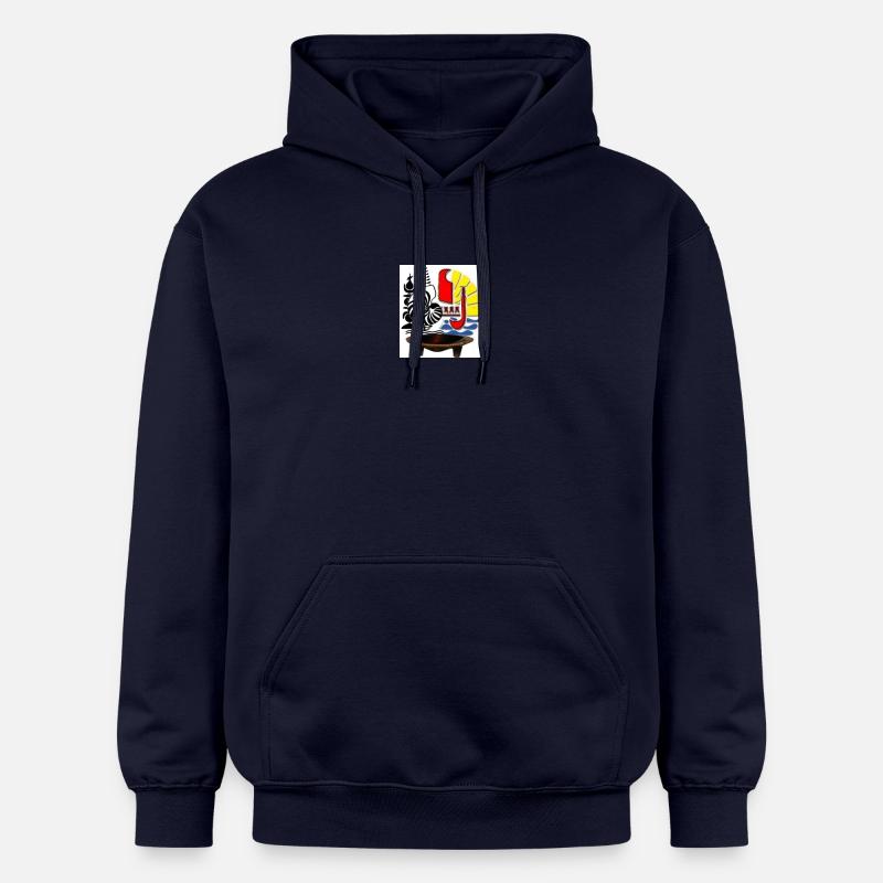 Tama PASIFIKA - Sweat à capuche Softstyle® Gildan Unisexe - bleu marine