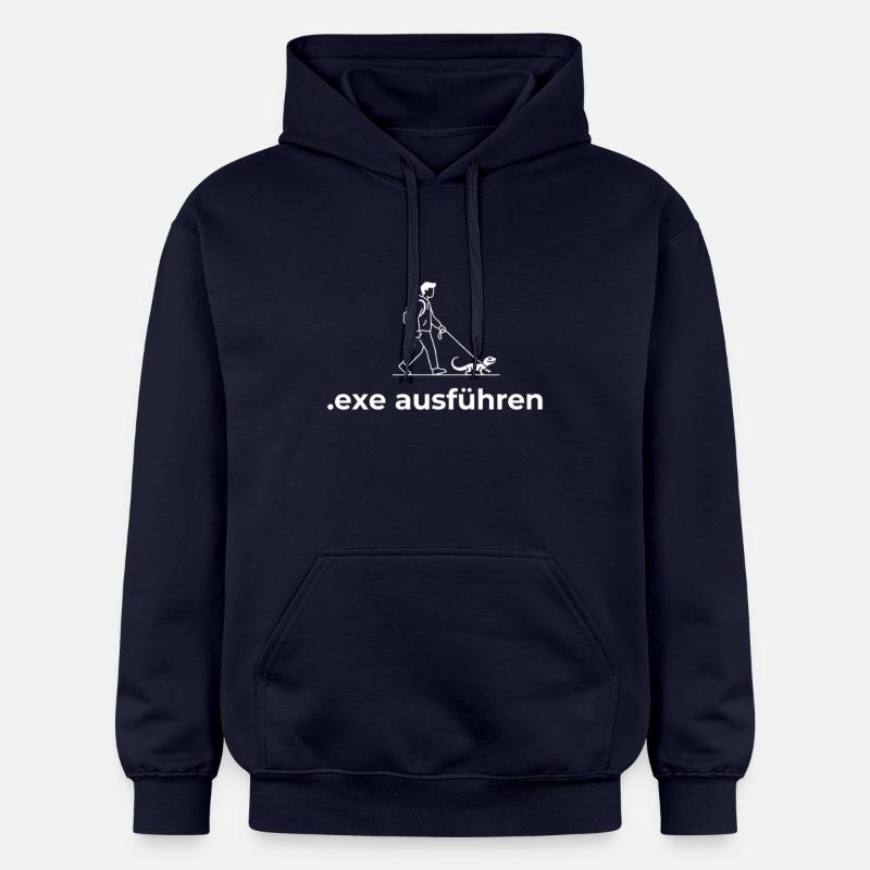 Sys Admin Programmierer Informatiker - Gildan Unisex Softstyle® Midweight Hoodie - Navy