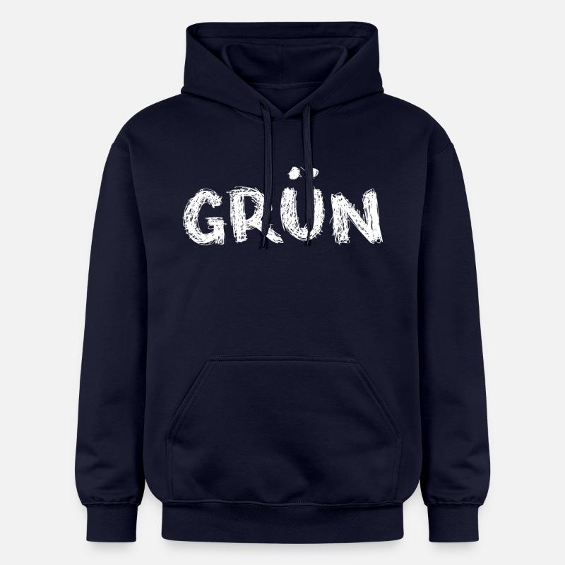 grün oder ? - Gildan Unisex Softstyle® Midweight Hoodie - Navy