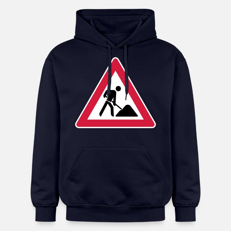 Baustelle - Gildan Unisex Softstyle® Midweight Hoodie - Navy