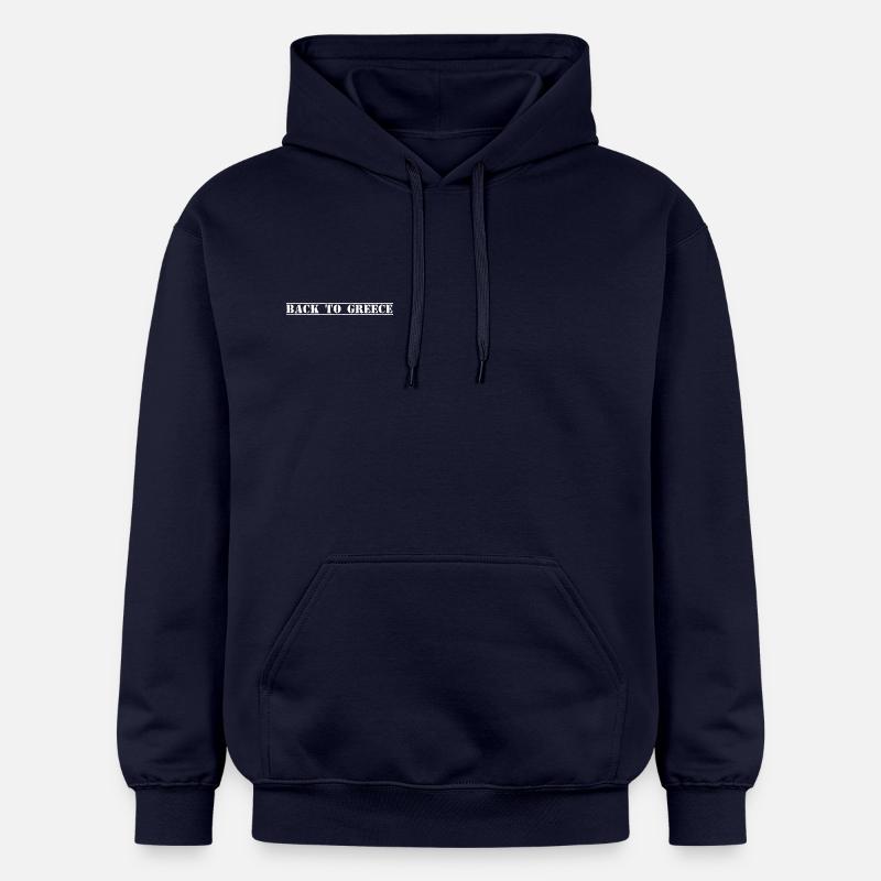 Grèce, Grèce - Sweat à capuche Softstyle® Gildan Unisexe - bleu marine