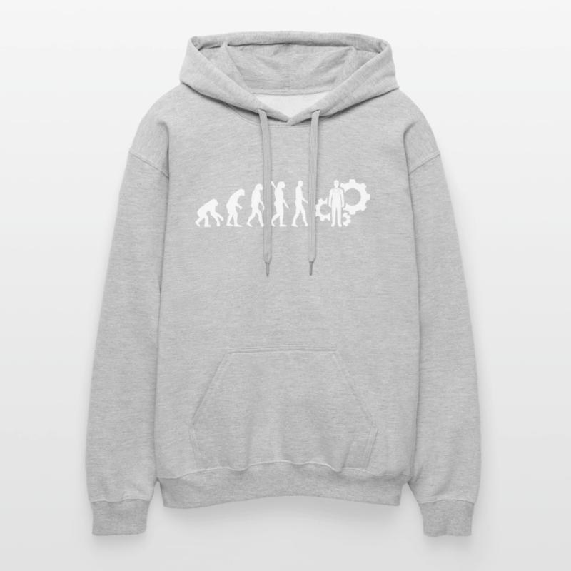 Evolution Techniker Technik White Gildan Unisex Softstyle® Midweight Hoodie