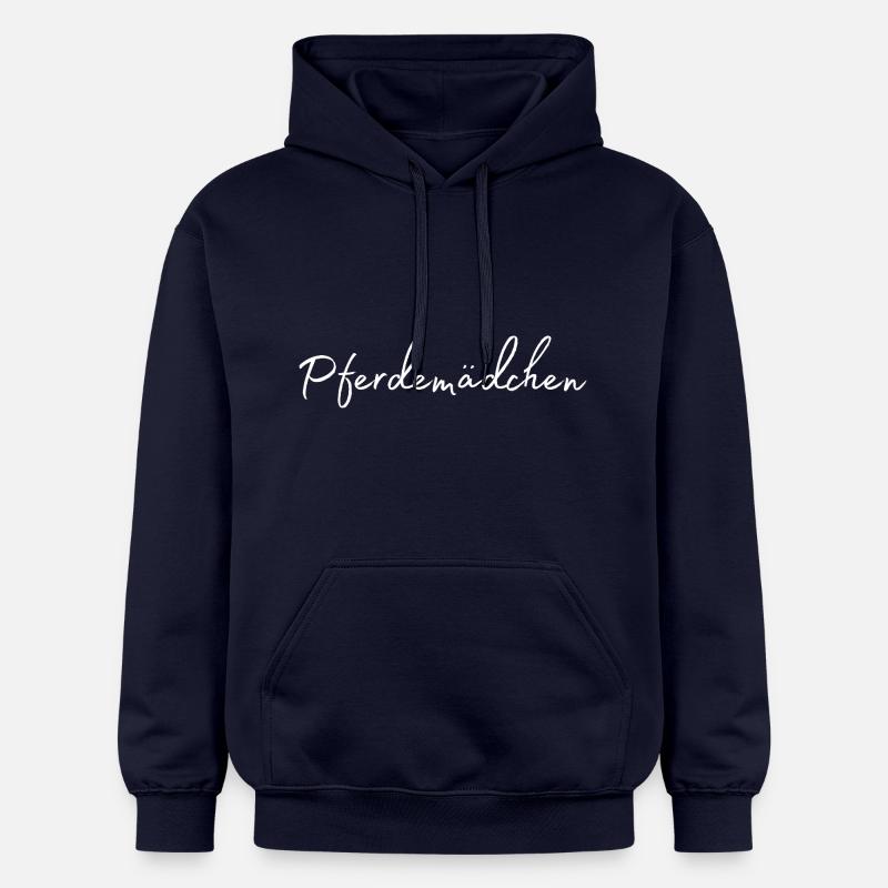 Fille de cheval - Sweat à capuche Softstyle® Gildan Unisexe - bleu marine