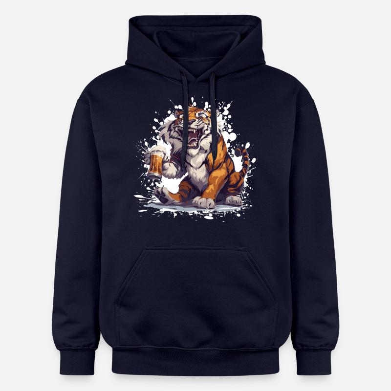 Tiger Beer Drôle - Sweat à capuche Softstyle® Gildan Unisexe - bleu marine