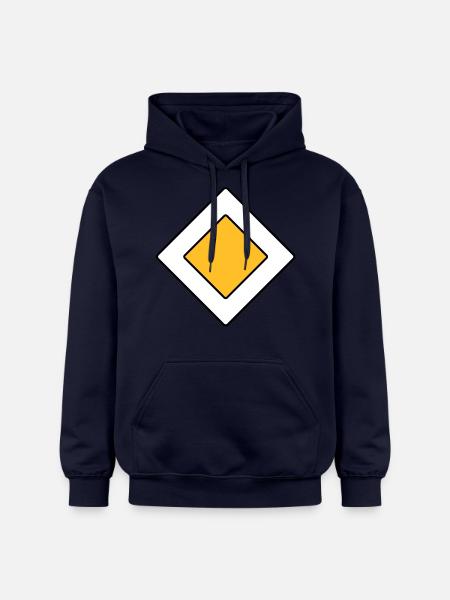 Vorfahrtsschild - Gildan Unisex Softstyle® Midweight Hoodie - Navy