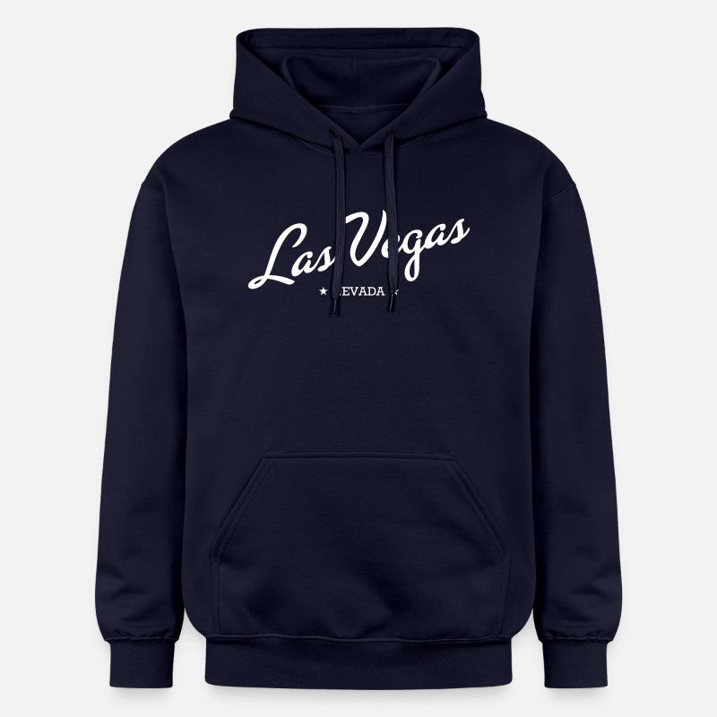 las vegas - Sweat à capuche Softstyle® Gildan Unisexe - bleu marine