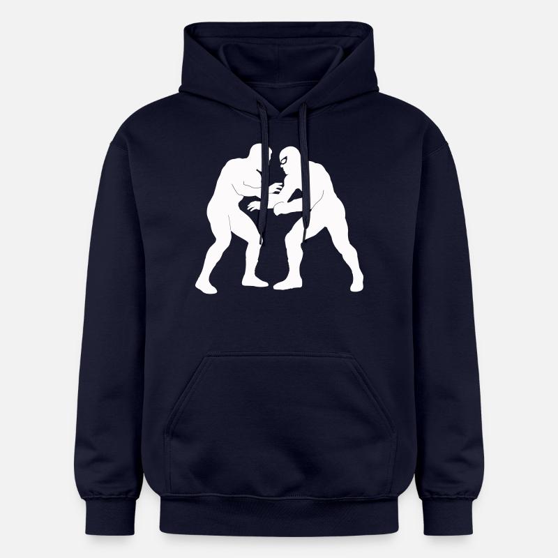 Lutte - Sweat à capuche Softstyle® Gildan Unisexe - bleu marine