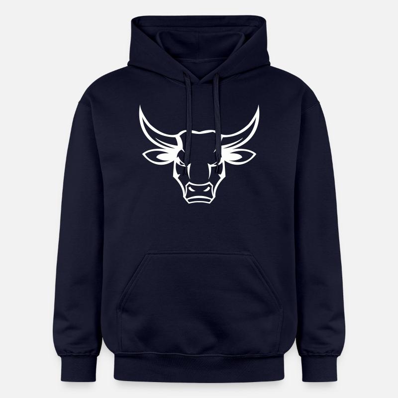 Taureau Taureau - Sweat à capuche Softstyle® Gildan Unisexe - bleu marine