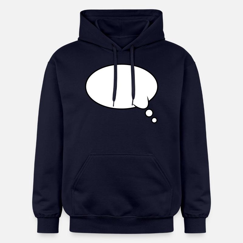 Pensée : Bubble Design - Sweat à capuche Softstyle® Gildan Unisexe - bleu marine