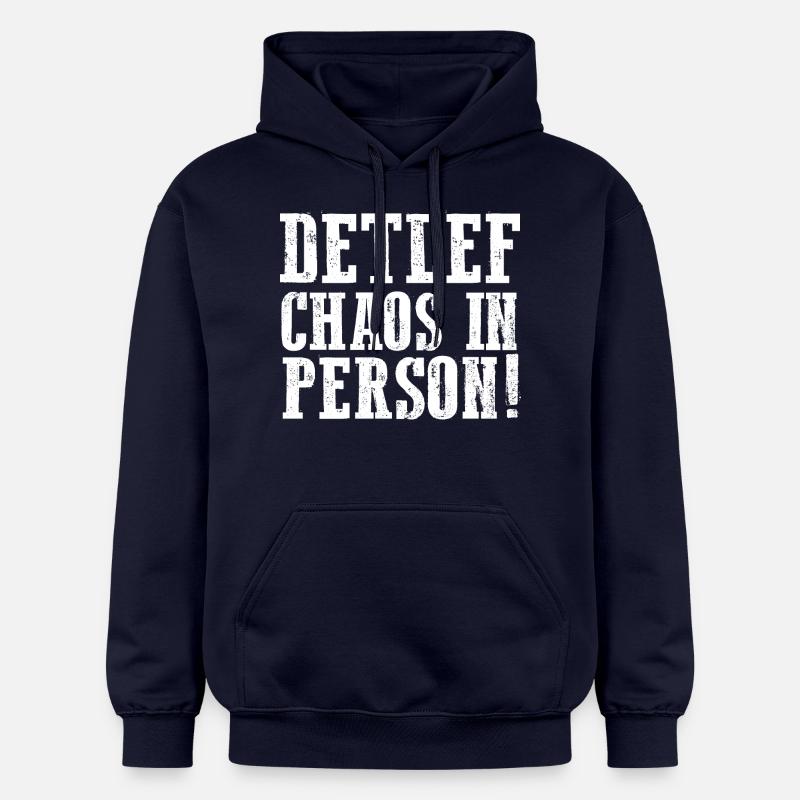 Prénom Detlef - Sweat à capuche Softstyle® Gildan Unisexe - bleu marine