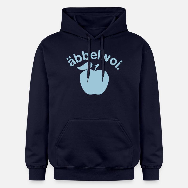 Äbbelwoi - Bembel - cidre - Francfort - Sweat à capuche Softstyle® Gildan Unisexe - bleu marine