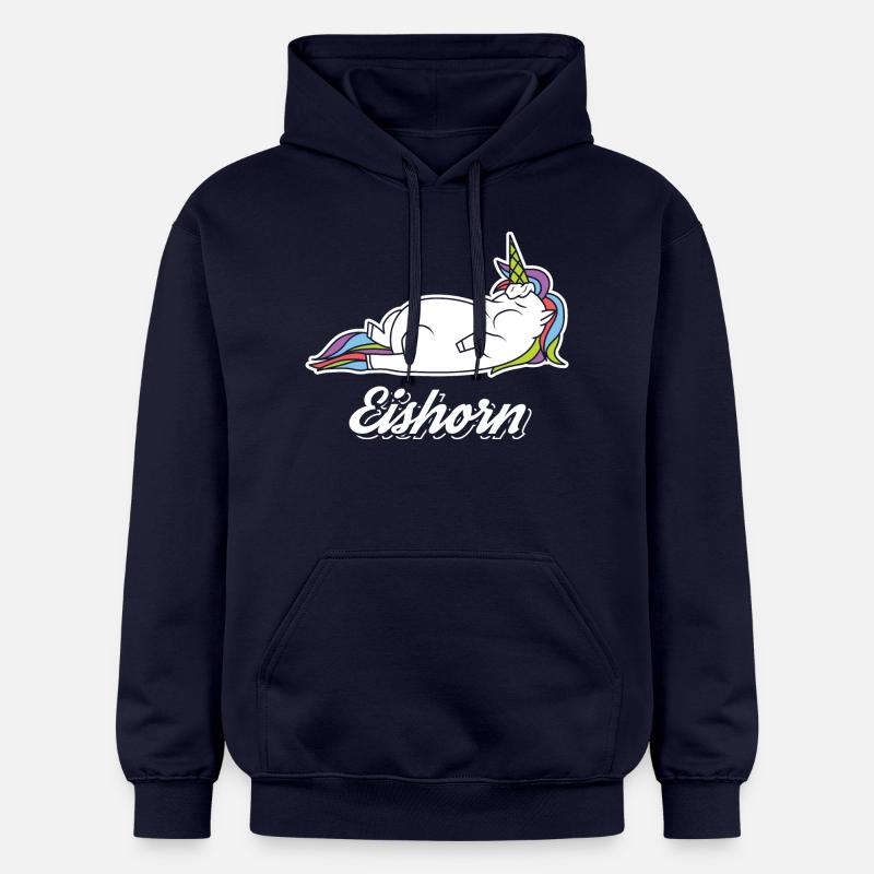 iceHorn - Sweat à capuche Softstyle® Gildan Unisexe - bleu marine