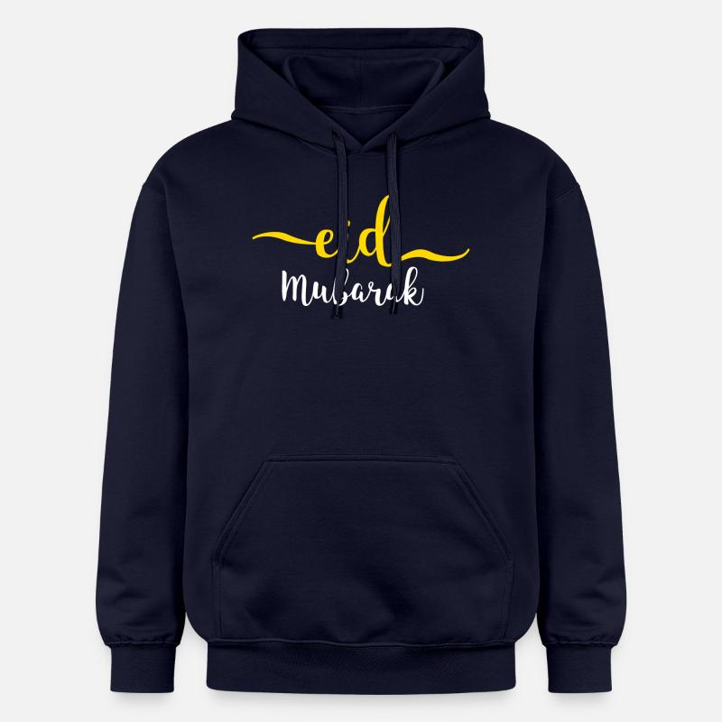 Eid Mubarak - Sweat à capuche Softstyle® Gildan Unisexe - bleu marine