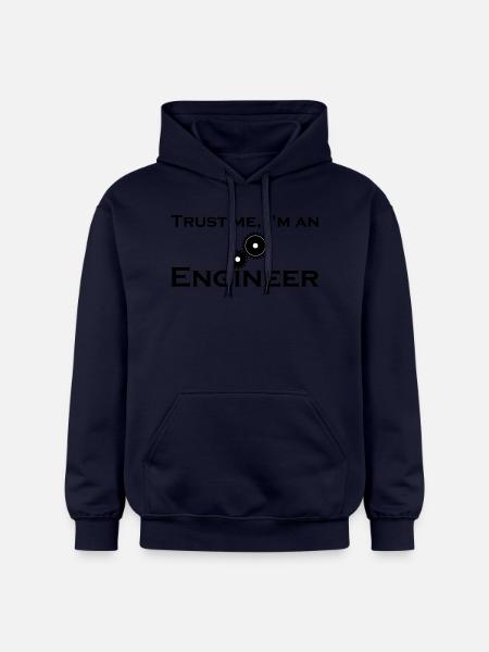 trust me i'm an engineer - Gildan Unisex Softstyle® Midweight Hoodie - navy