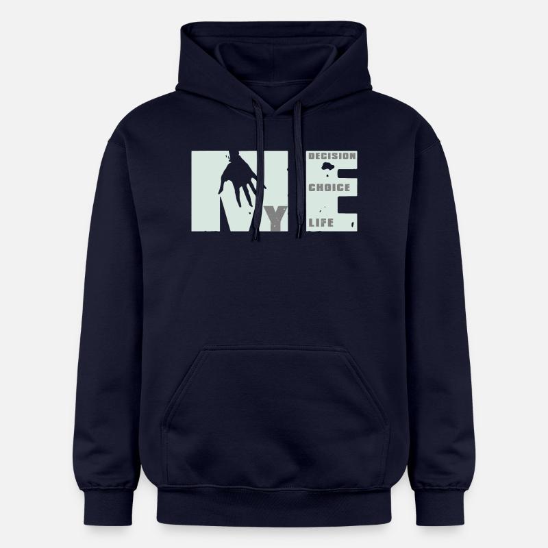 MEvolution: Choix, Décision, Vie - Sweat à capuche Softstyle® Gildan Unisexe - bleu marine