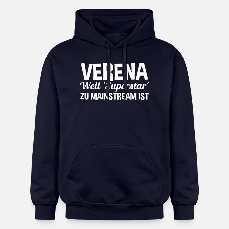 Prénom Verena - Sweat à capuche Softstyle® Gildan Unisexe - bleu marine