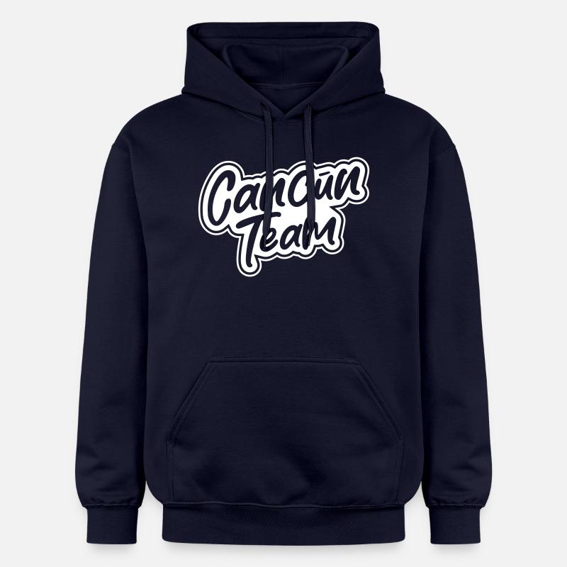 L’équipe de Cancun - Sweat à capuche Softstyle® Gildan Unisexe - bleu marine