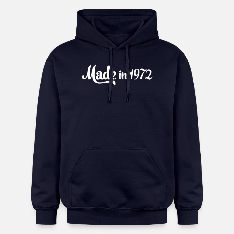 1972 - Sweat à capuche Softstyle® Gildan Unisexe - bleu marine